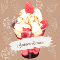 Himbeer-Becher